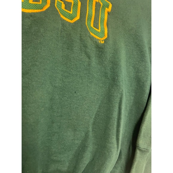 Vintage North Dakota State University Sweatshirt Mens XL Green 1990s - Picture 5 of 11